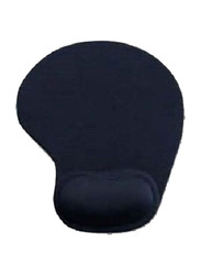Touch Me Mouse Pad With Gel Wrist Support, Black