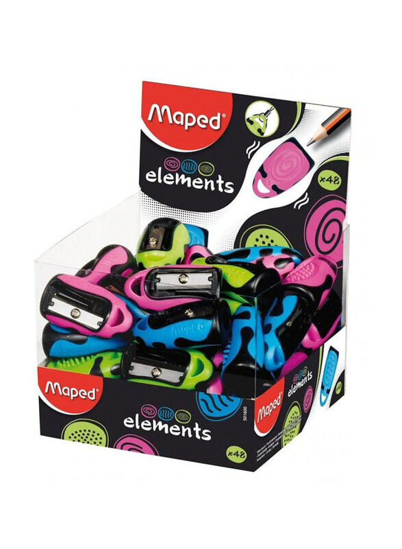 

Maped 48-Piece Soft Grip One Hole Sharpener, Multicolour
