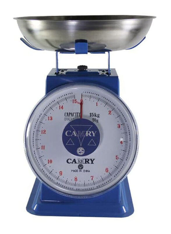 

Camry 15Kg 45cm Analog Weighing Scale, Blue