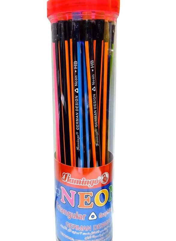 

Flamingo 30-Piece Neo Triangular Graphite Pencil Set, Multicolour