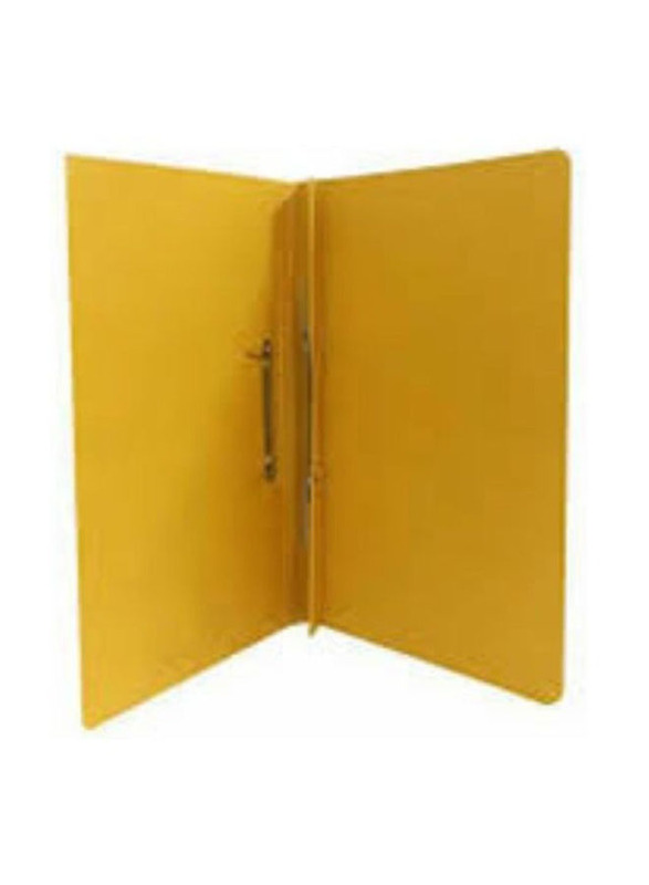 Spring File Folder for A4 Documents Filing, 30 Pieces, Yellow