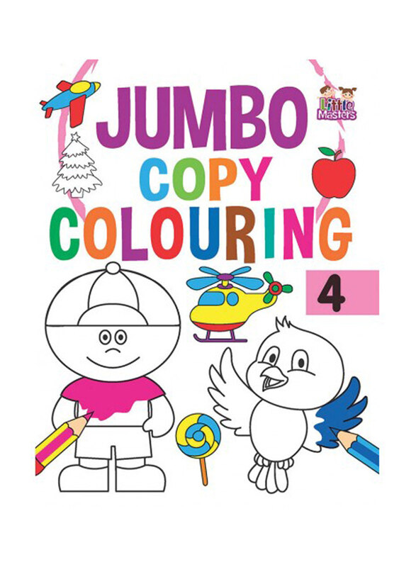 

Jumbo Copy Colouring Book-4, Paperback Book, By: Little Masters