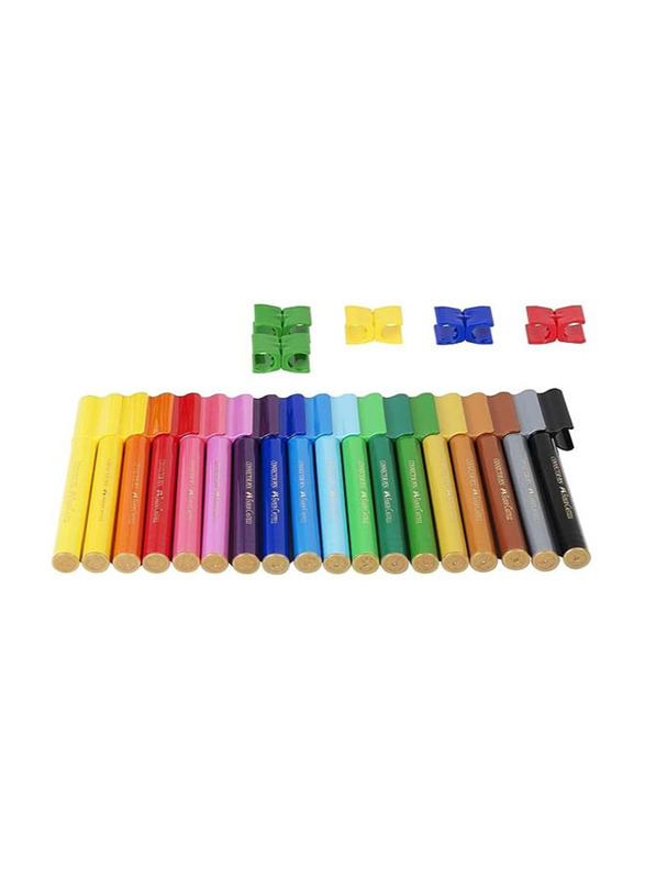 Faber-Castell Connector Felt Pen Set, 30 Pieces, Multicolour