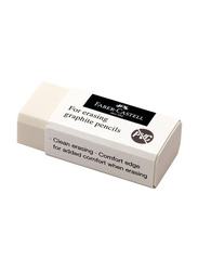 Faber-Castell 48-Piece Small Size Eraser Set, White