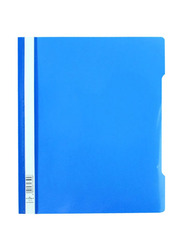 Durable Clear File Folder Set, 50 Pieces, Blue