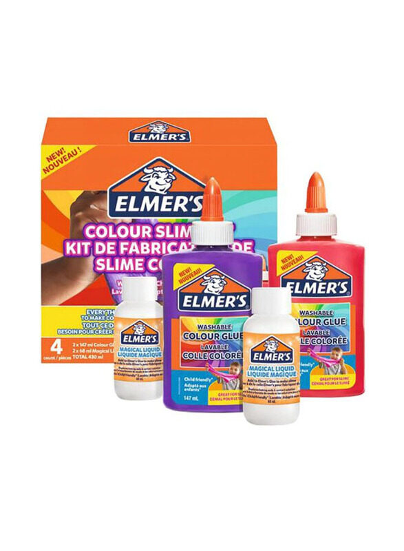 

Elmer's Opaq Slime Kit Colours, 4 Pieces, Multicolour