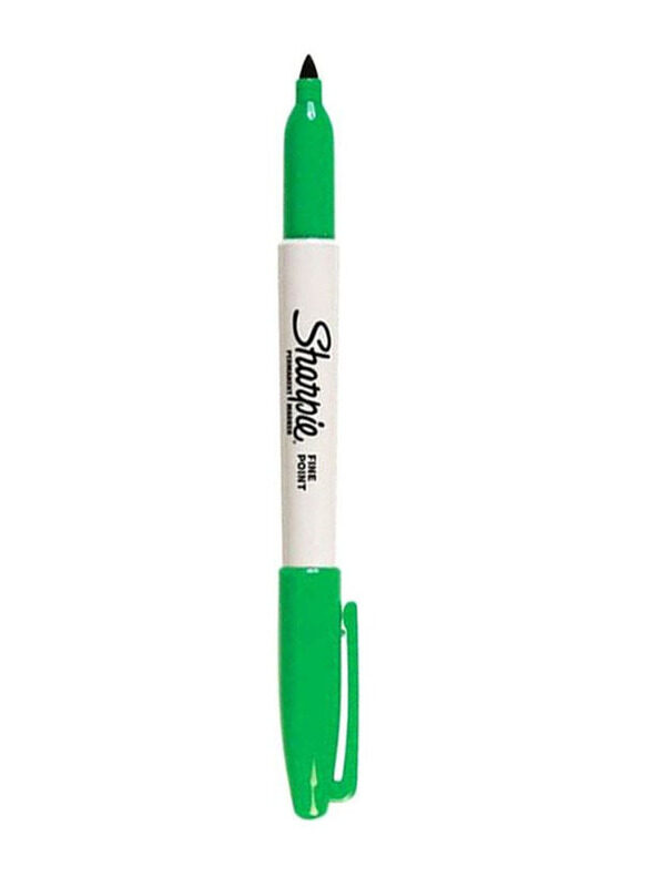 Sharpie Fine Point Permanent Marker, Grey/Green