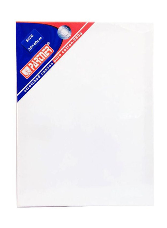 Partner A3 Stretched Canvas Paper Set, White