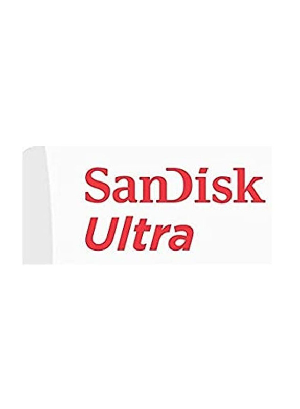 SanDisk 128GB Ultra UHS-I Class 10 MicroSDXC Memory Card, SDSQUNR-128G-GN6MN, Grey/White