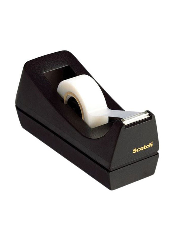 3M Scotch Desktop Tape Dispenser, Black