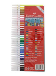 Faber-Castell Fibre Tip Colouring Pen Set, 30 Pieces, Multicolour