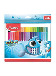 Maped Ocean Felt Tip Colour Pen, 36 Pieces, Multicolour