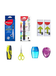 Maped School Stationery Set, Assorted Colours