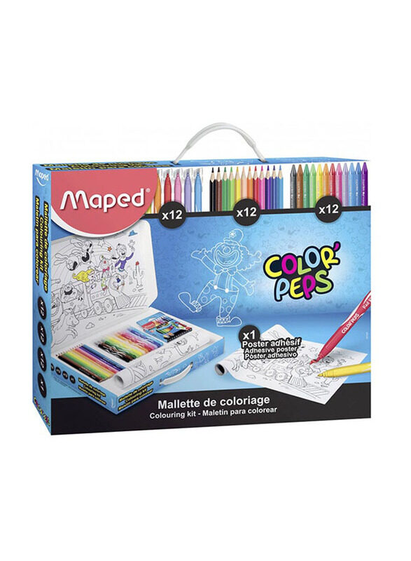 Maped Colour Peps Colouring Kit, 37 Pieces, Multicolour