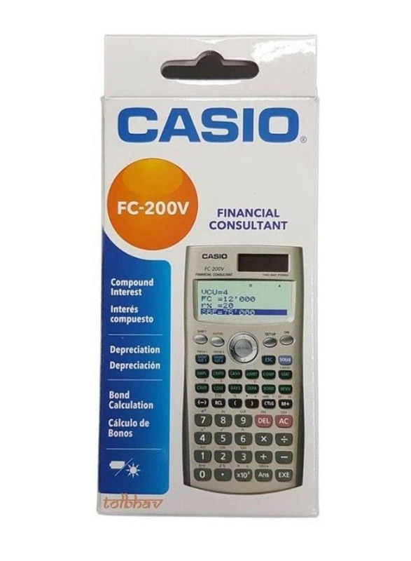 Casio 12-Digit Financial Consultant Calculator, Multicolour