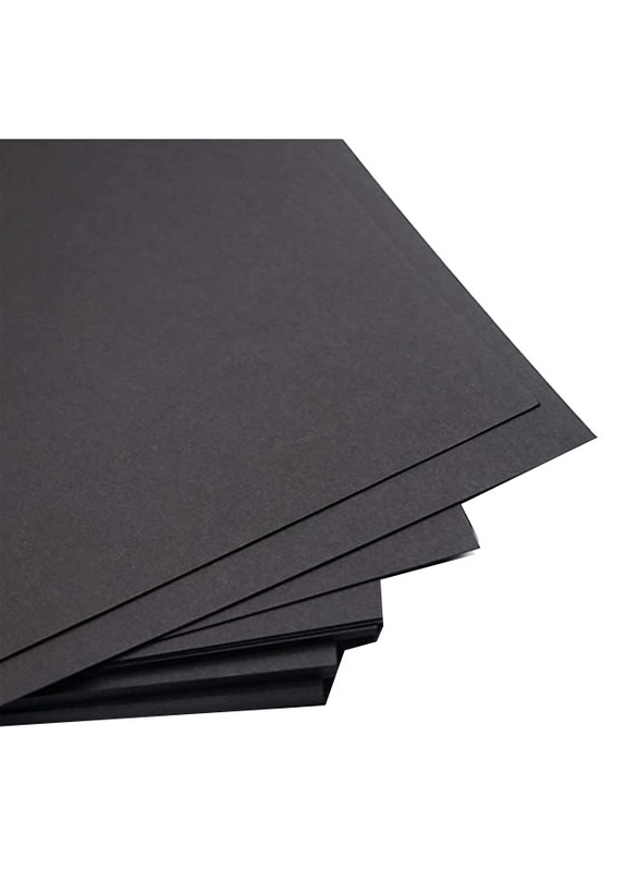 Terabyte Card Paper, 100 Sheets, 160 GSM, A5 Size, Black
