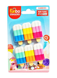 Funbo Candy Design Eraser Set, Multicolour