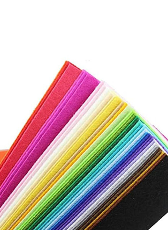 Terabyte Kastwave Felt Fabric Sheets, 40 Pieces, Assorted Colour