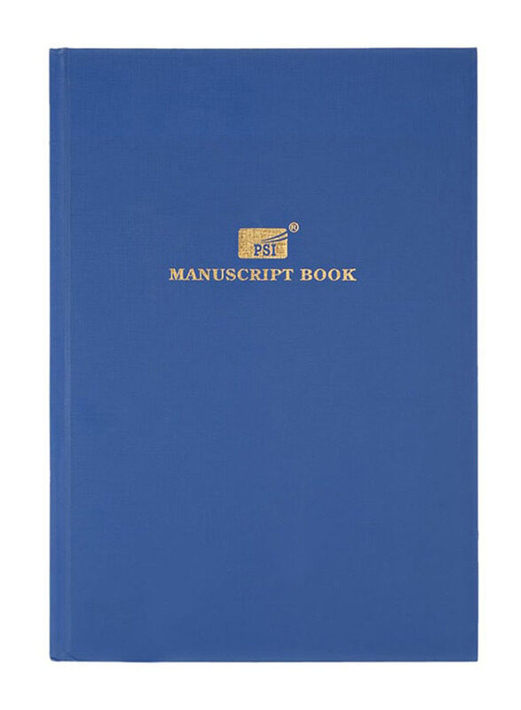 

PSI Ruled Manuscript Foolscap Book, FS2Q, Blue