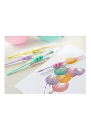 Faber-Castell Soft Grip Brush Set, 4 Pieces, Multicolour
