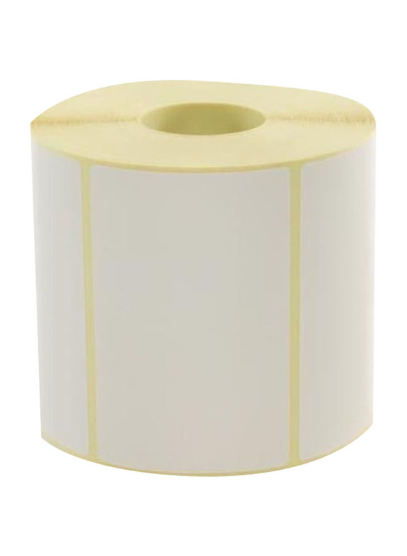Direct Thermal Barcode Labels Roll, 3 Pieces, White