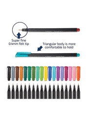 Maped Helix USA 20-Piece Graph'Peps Fineliner Pen Set, Multicolour