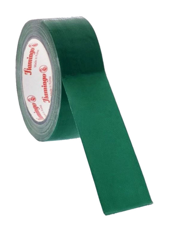 Flamingo Super Sticky Waterproof Cloth Base Duct Tape, Green
