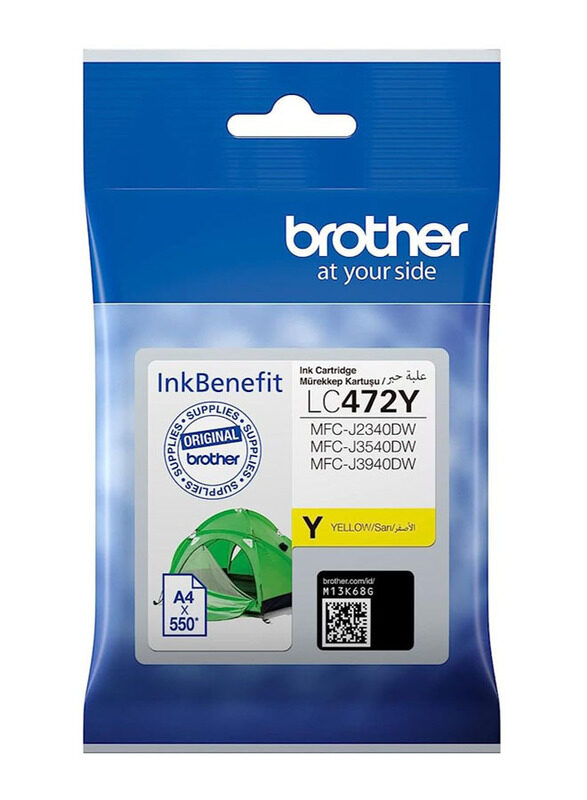 

N/a Brother LC472Y Genuine Yellow Ink Cartridge