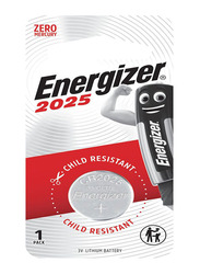 Energizer 2025 Simba Card Lithium Coin Battery, Silver