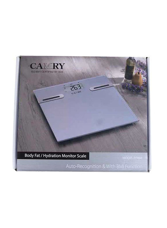 

Camry Portable Digital Fat Analyzer Scale, Silver