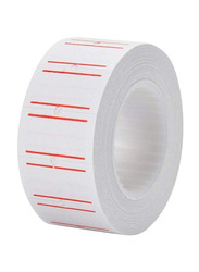 Terabyte Price Gun Labels Pricing Tags, 50 Rolls, 20000 Pieces, White