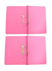 Spring File Folder A4 Documents Filing, 30 Pieces, Pink