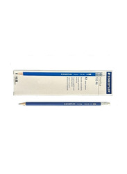 Staedtler 12-Piece Norica HB2 Pencil with Eraser Tip, Blue