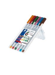 Staedtler Triplus Fineliner Nature Colours Pen, Multicolour