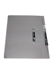 Spring File Folder for A4 Documents Filing, 10 Pieces, Grey