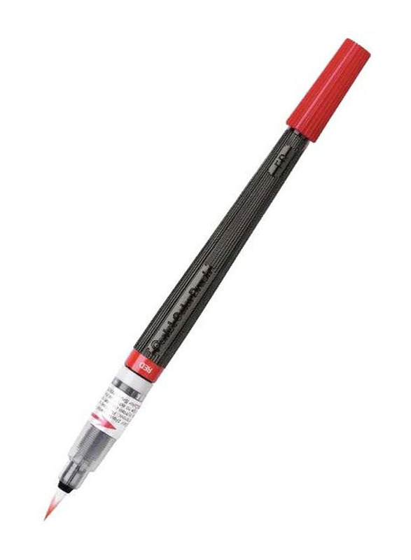 Pentel Arts Pinceau Colour Brush Pen, Red