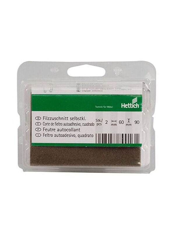 Terabyte Synthetic Felt Sheet, 2 Pieces, Brown