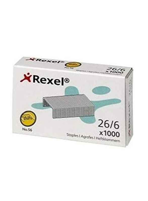 Rexel Staple Pin Set, 20 Pieces, Silver
