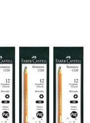 Faber-Castell 48-Piece Bonanza HB Lead Pencil Set, Orange/Black