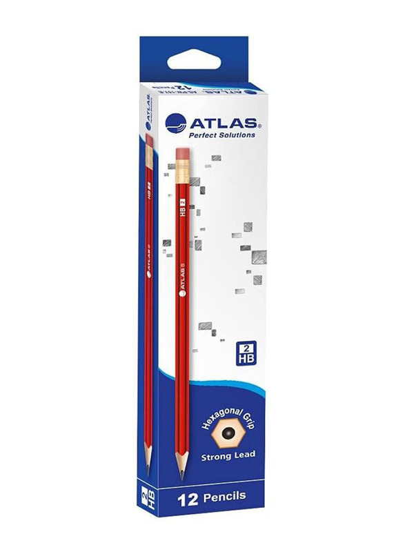 Atlas 48-Piece Graphite Pencil Set, Black