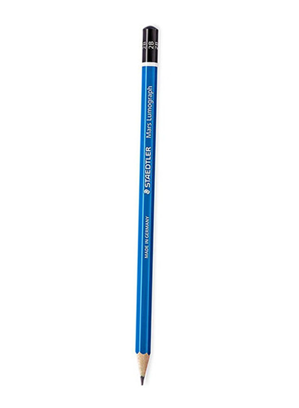 Staedtler 12-Piece Staedtler Mars Lumograph Pencil, Multicolour