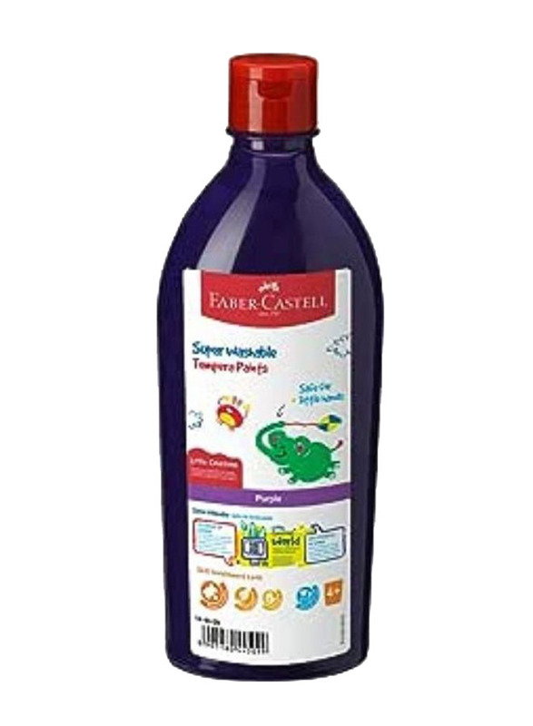 Faber-Castell Ready-Mix Tempera Paint Bottle, Purple