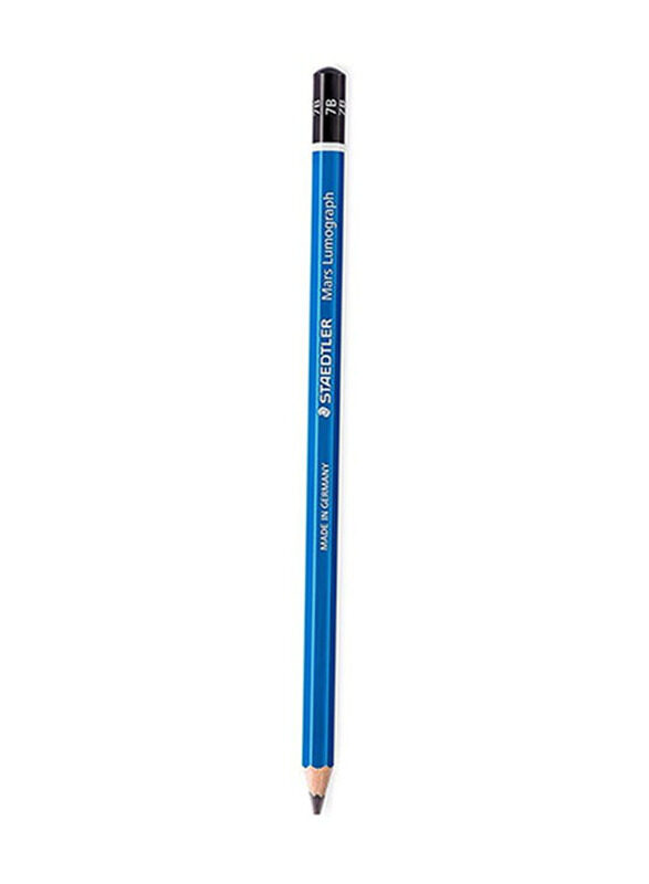 Staedtler Mars Limited 1007B Staedtler Mars Lumograph Drawing Pencil 7B, Black