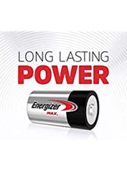 Energizer AA Max Blister Card Alkaline Battery, 12 Pieces, Silver/Black/Red