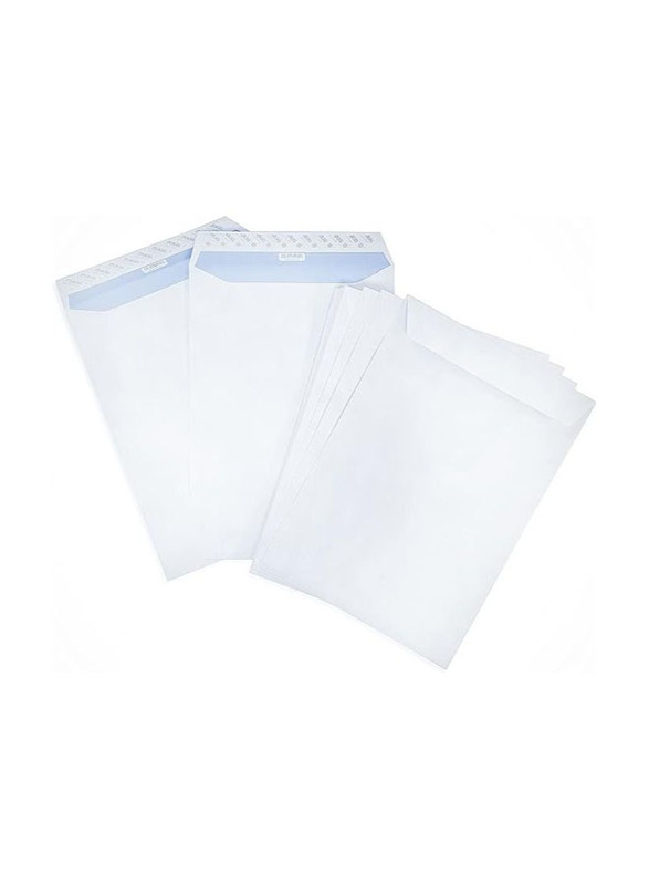 Maxi 50-Piece Maxi Peel & Seal Envelopes, 12 x 10 Inch, 100 GSM