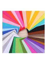 Soft Nonwoven Patchwork Felt Sheet, 40 Pieces, Multicolour