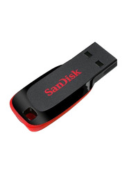 SanDisk 128GB Cruzer Blade USB 2.0 Flash Drive, SDCZ50-128G-B35, Black