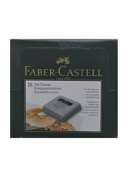 Faber-Castell 18-Piece Square Art Eraser Set, Grey