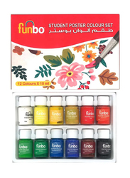 Funbo Sunflower Acrylic Set, 10 Pieces, Multicolour