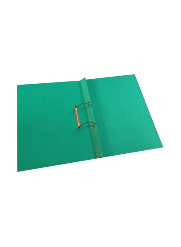 Spring File Folder for A4 Documents Filing, 50 Pieces, Green